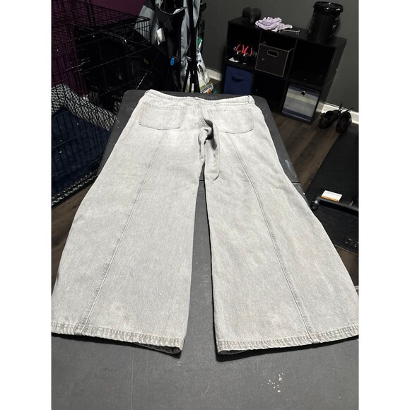 Super wide leg jeans size 10 by divided - Picture 6 of 6